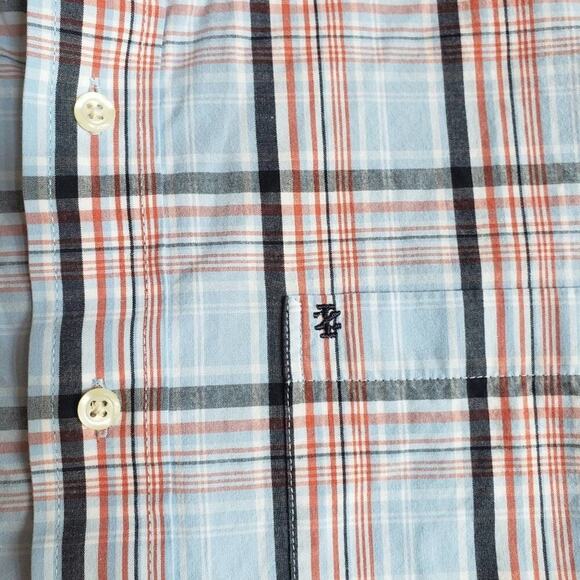 IZOD Short Sleeve Plaid Med - Picture 3 of 6